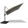 Square Taupe Cantilever 3 x 3m Parasol - Used: Good