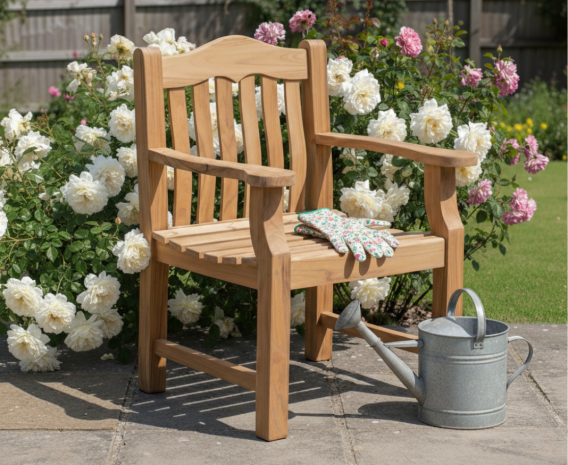 Austen Teak Garden Armchair