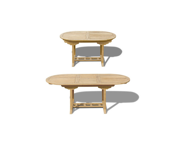 Oxburgh Extending Garden Table and 6 Sussex Stacking Armchairs