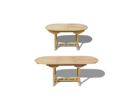 Oxburgh Extending Teak Garden Table
