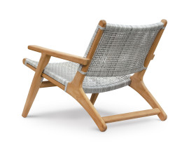 Catalina Lounge Chair With Arms, Flat Weave