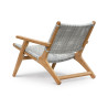 Catalina Lounge Chair With Arms, Flat Weave