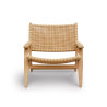 Catalina Lounge Chair With Arms, Flat Weave