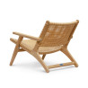 Catalina Lounge Chair With Arms, Flat Weave