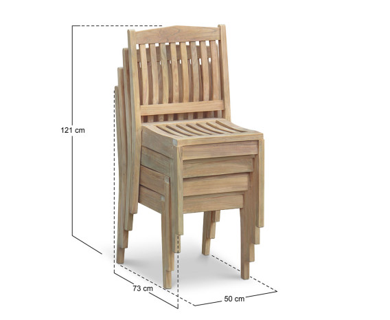 Winchester Teak Stacking Garden Chair