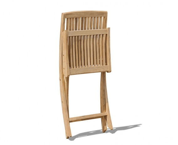 Palma Teak Folding Chair and Cannes Adjustable Garden Footstool