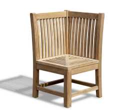 Reigate Teak Garden Corner Chair