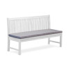 Reigate 4 Seater Bench Cushion - Grey