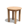 Teak 50cm Round Garden Table