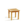 Teak 50cm Square Side Table