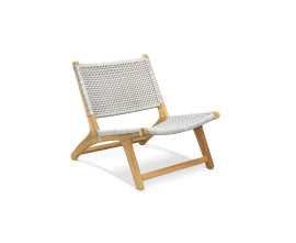 Catalina Lounge Chair - Grey Marble