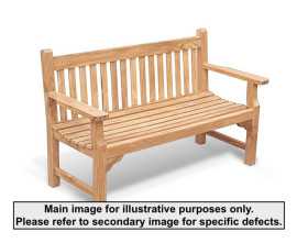 Turners 1.5m Teak Bench - Used: Good