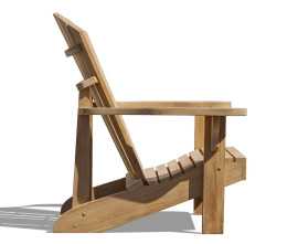 New England Teak Wood Adirondack Chair