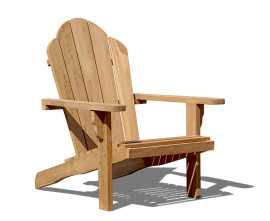 Teak Wood Adirondack Chair