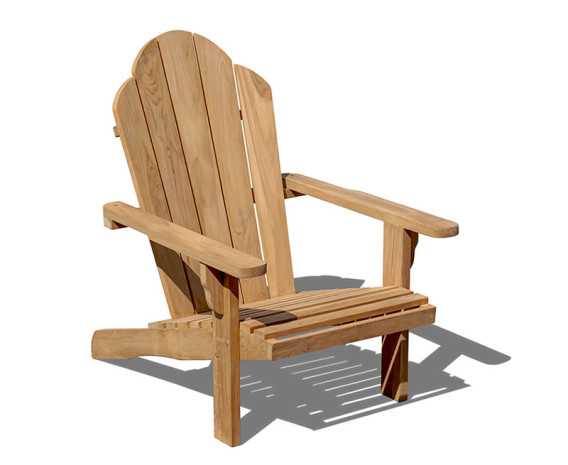 Teak Wood Adirondack Chair