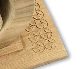 Ashanti-style Ornate Javanese Teak Stool