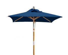 Tilting Square 1.5m Patio Parasol - Blue