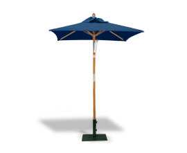 Tilting Square 1.5m Patio Parasol - Blue