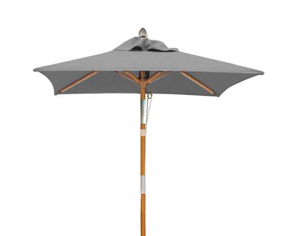 Tilting Square 1.5m Patio Parasol - Blue