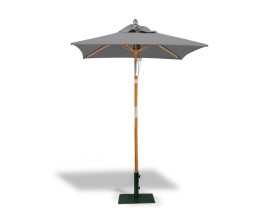 Tilting Square 1.5m Patio Parasol - Grey