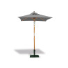 Tilting Square 1.5m Patio Parasol - Grey