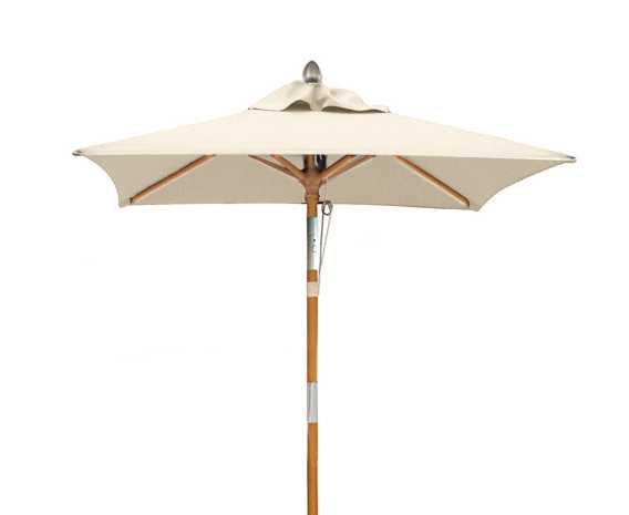Tilting Square 1.5m Patio Parasol - Blue