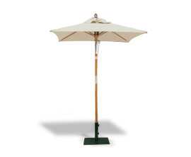 Tilting Square 1.5m Patio Parasol - Natural