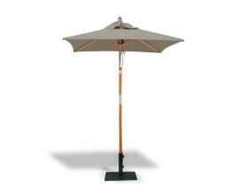 Tilting Square 1.5m Patio Parasol - Taupe