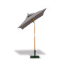 Tilting Square 1.5m Patio Parasol - Grey