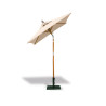 Tilting Square 1.5m Patio Parasol - Natural