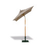 Tilting Square 1.5m Patio Parasol - Taupe