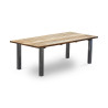 Nova Rectangular Teak 220cm Table with Metal Legs