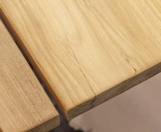 Nova Rectangular Teak 220cm Table with Metal Legs