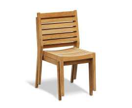 Solana Teak Stacking Chairs