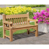 Greenwich Solid Wood Teak Park Bench - 1.2m