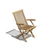 Newhaven teak folding armchairs