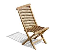 Newhaven Folding Armchairs and Side Chairs Set with Byron Table