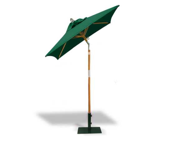 Tilting Square 1.5m Patio Parasol - Blue