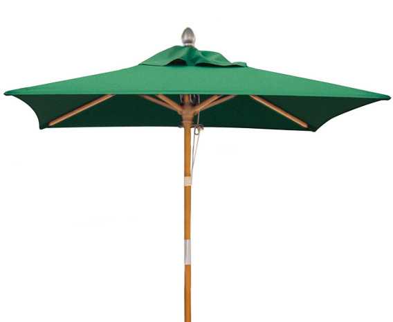 Tilting Square 2m Garden Parasol - Natural