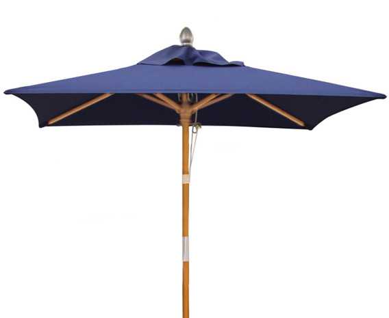 Tilting Square 2m Garden Parasol - Natural