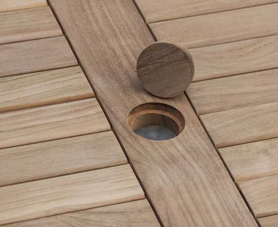 Winchester Teak Outdoor Dining Table - 1.2m x 0.9m