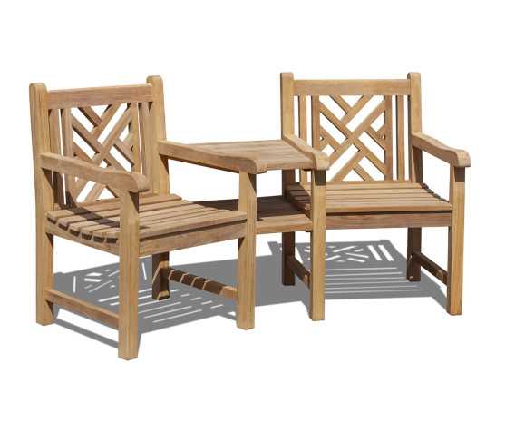 Chartwell Teak Garden Companion Seat