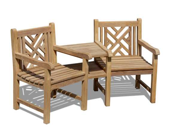 Chartwell Teak Garden Companion Seat