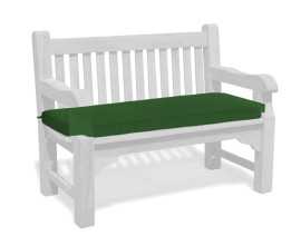 2 Seater Garden Bench Cushion - 1.2m/4ft - Green