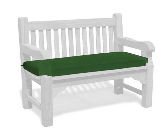 2 Seater Garden Bench Cushion - 1.2m/4ft - Navy Blue