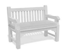 2 Seater Garden Bench Cushion - 1.2m/4ft - Grey Marl