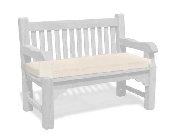2 Seater Garden Bench Cushion - 1.2m/4ft - Navy Blue