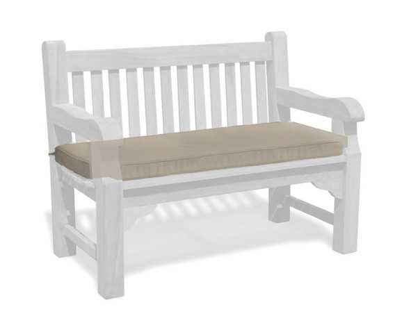 2 Seater Garden Bench Cushion - 1.2m/4ft - Navy Blue
