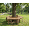 Low Back Teak Tree Bench