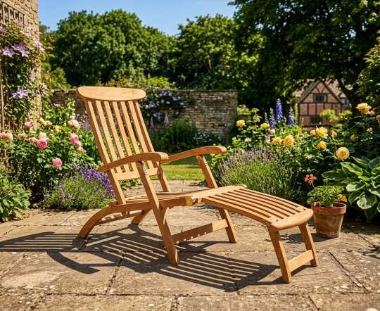 Teak Steamer Chair